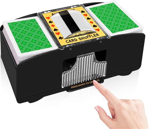 continuous card shuffler|Amazon.com: Casino Card Shufflers .